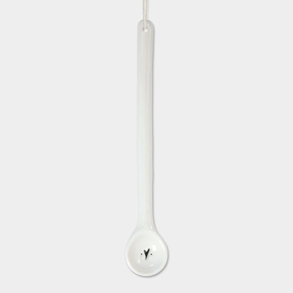 Porcelain Heart Spoon