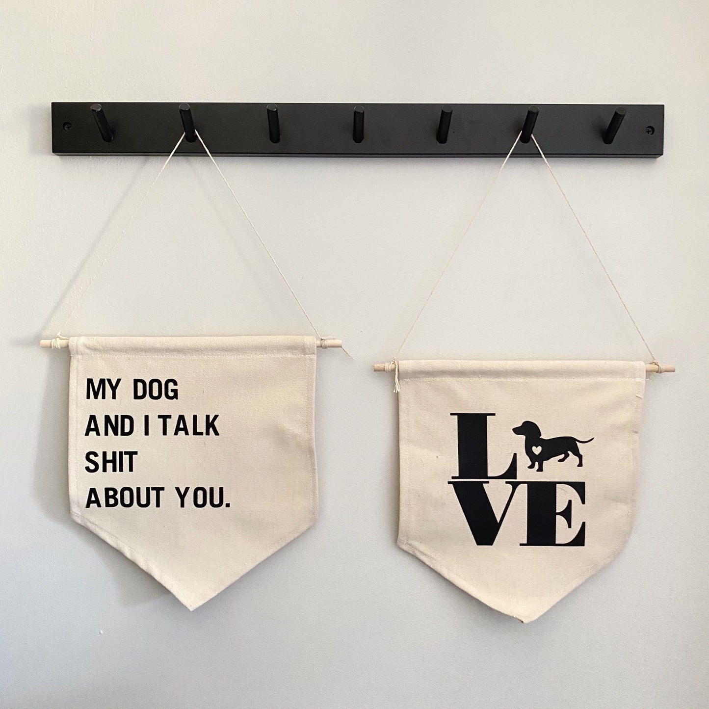 Love Dachshund Wall Hanging
