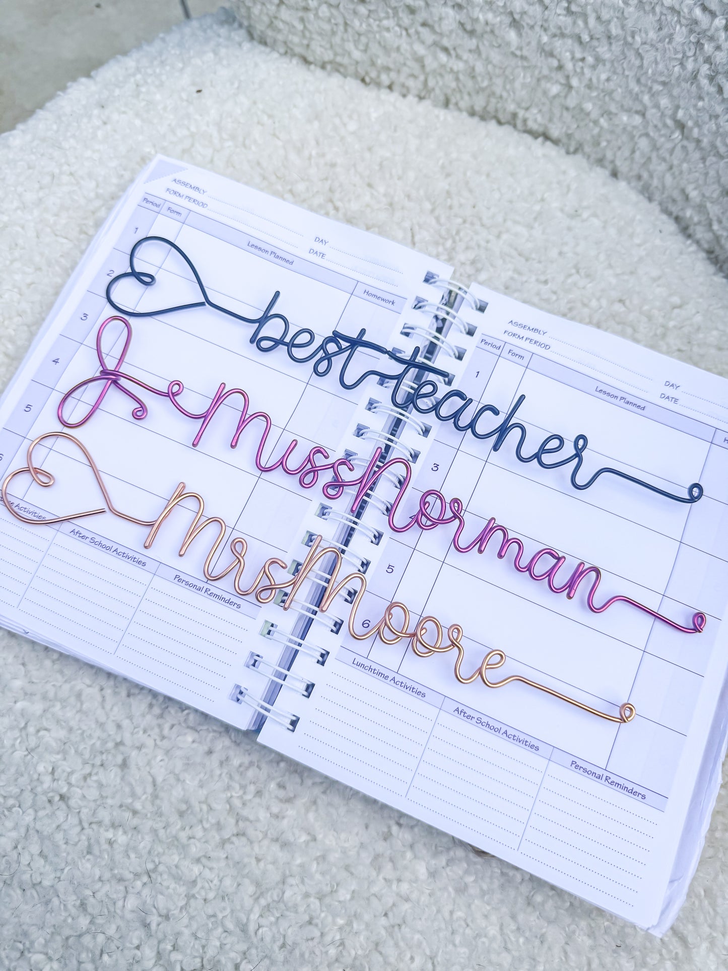 Personalised Teacher Bookmark