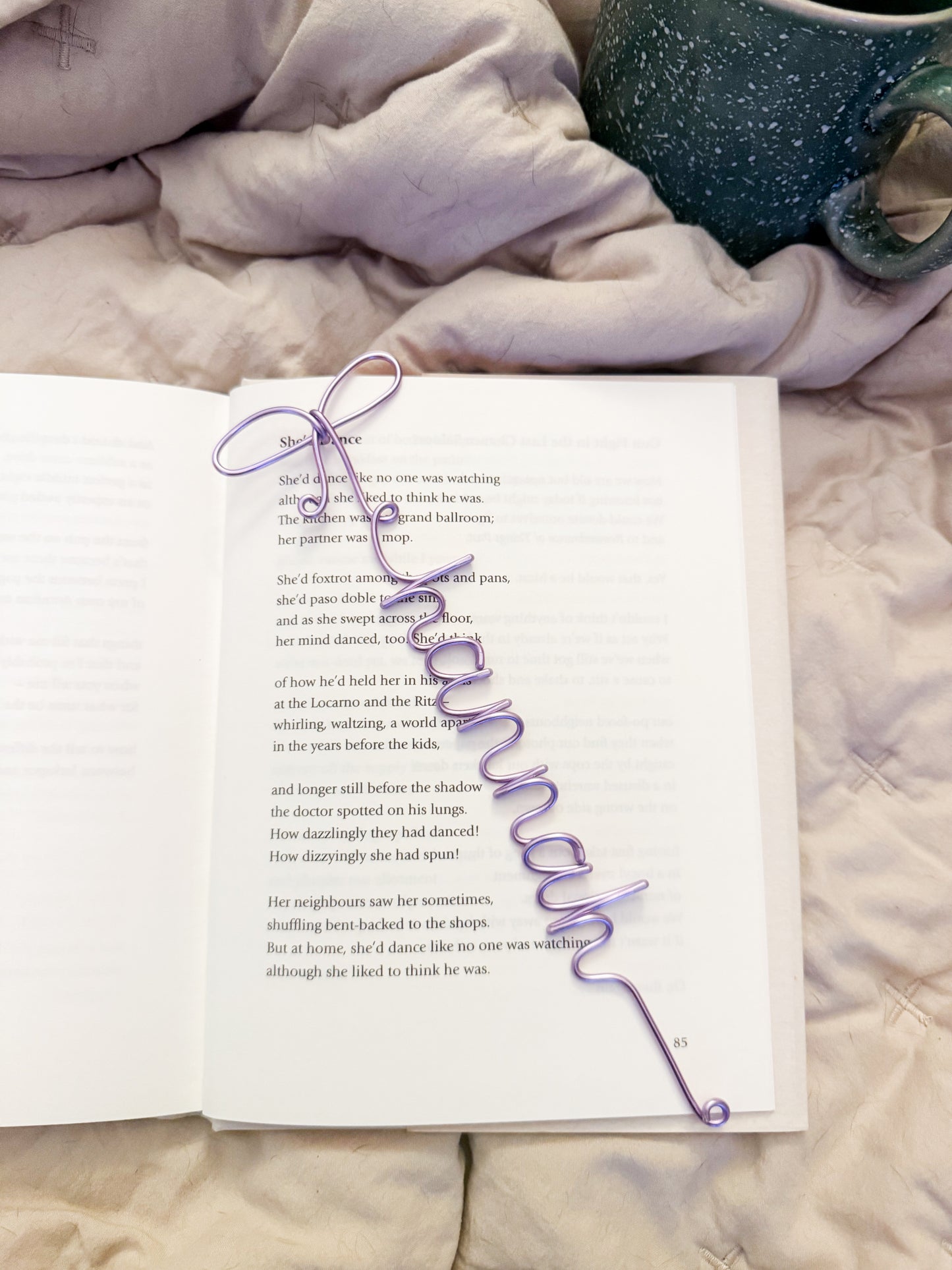 Personalised Wire Bookmark