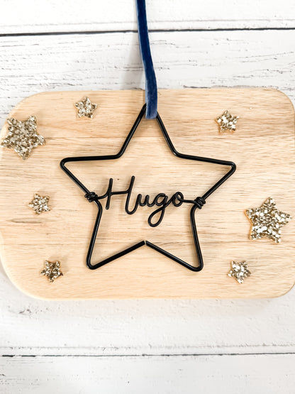 Personalised Name Star Bauble