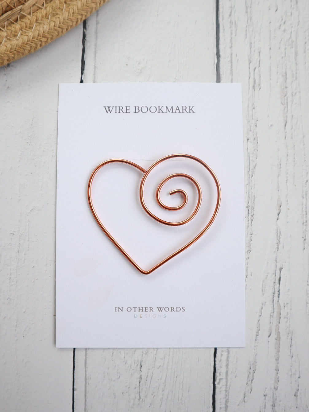 Wire Heart Bookmark