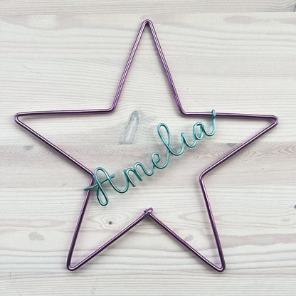 Personalised Wire Star
