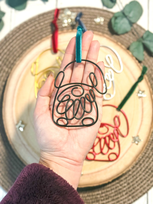 Wire Christmas Gonk