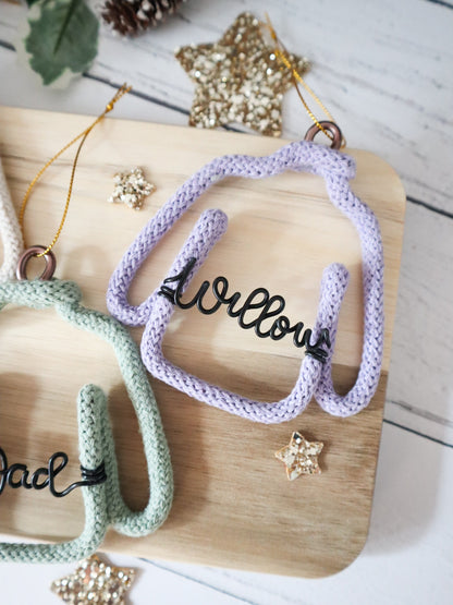 Personalised Christmas Jumper Bauble