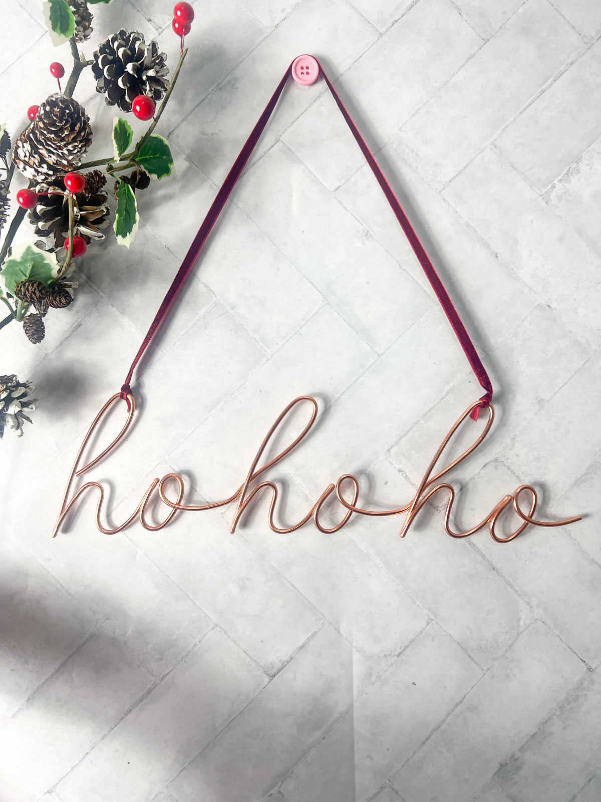 Ho Ho Ho Hanging Sign