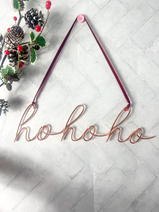 Ho Ho Ho Hanging Sign