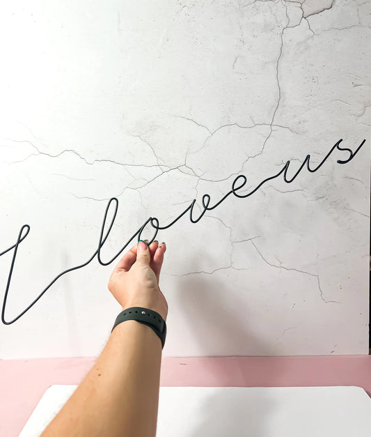 I love us Sign