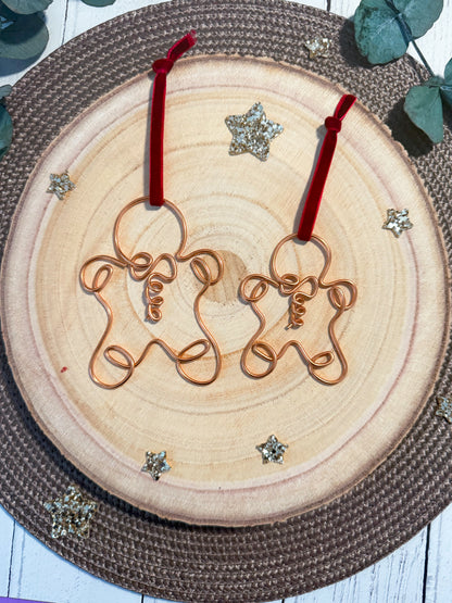 Wire Gingerbread Man
