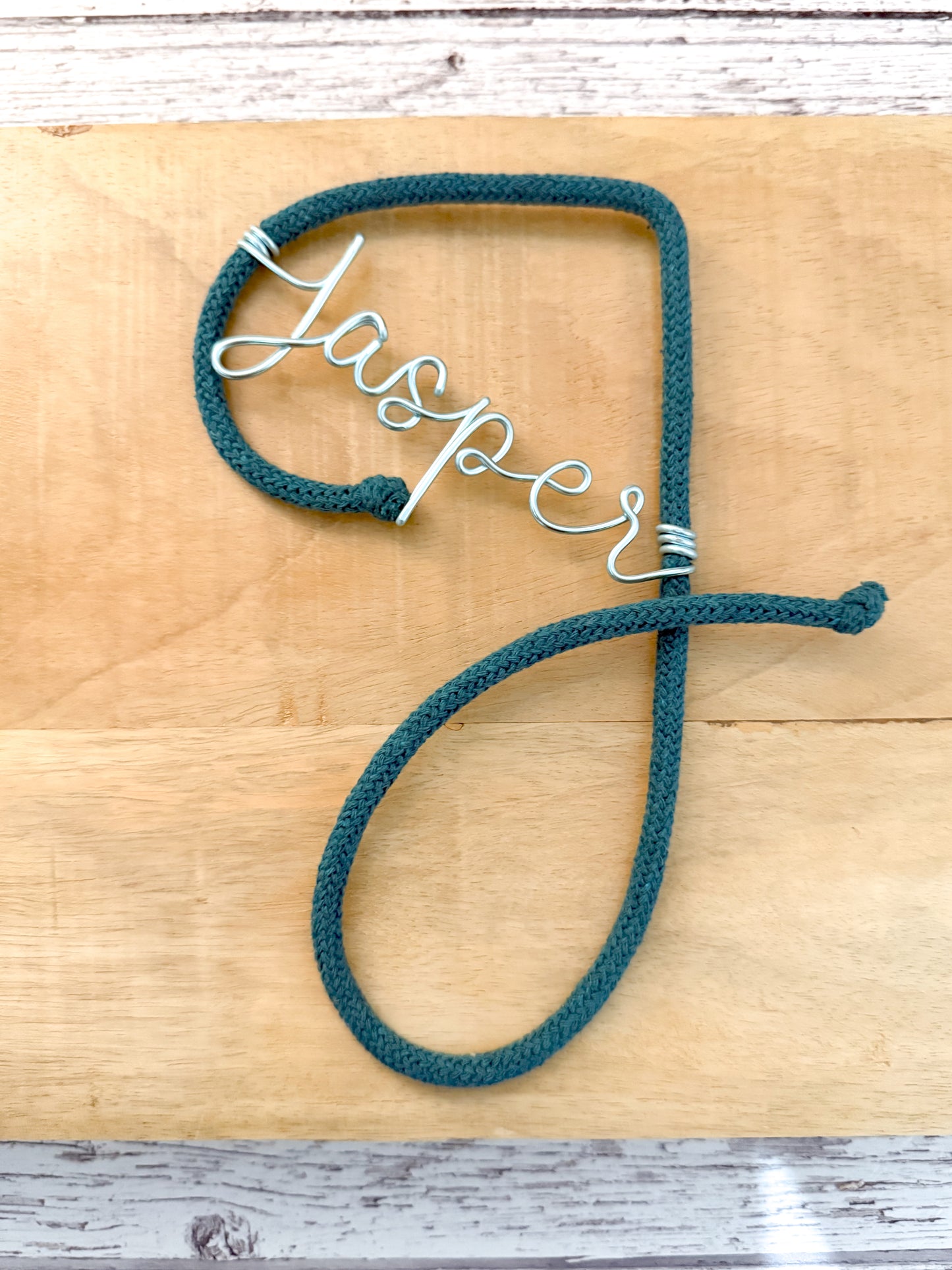 Personalised Rope Initial