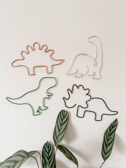 Wire Dinosaur Wall Art
