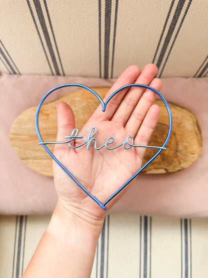 Personalised Wire Heart