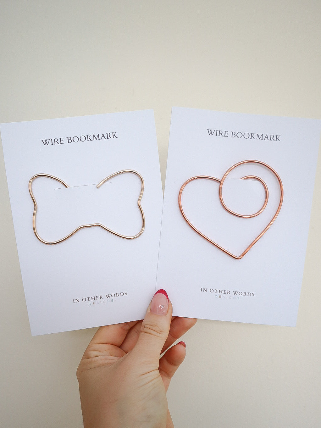 Wire Bow Bookmark