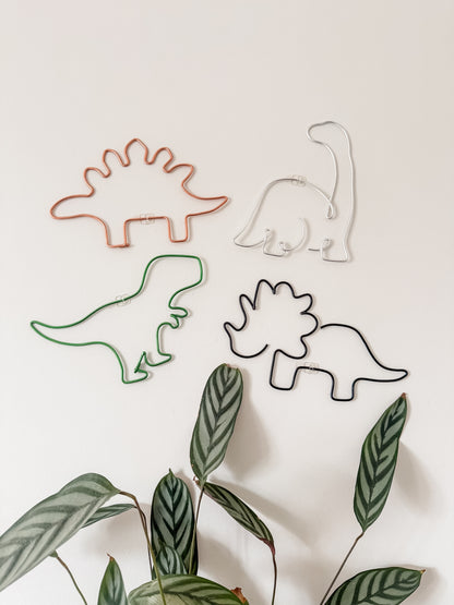 Wire Dinosaur Wall Art