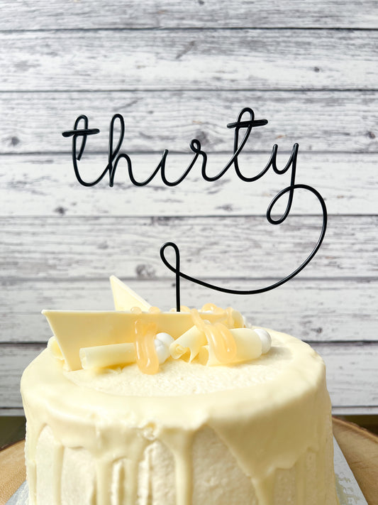 Birthday Number Cake Topper