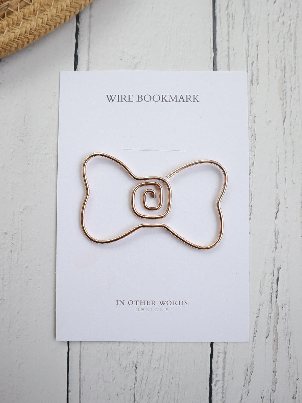 Wire Bow Bookmark