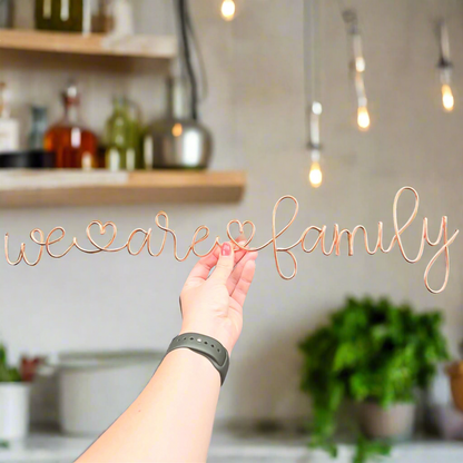 We are family Sign