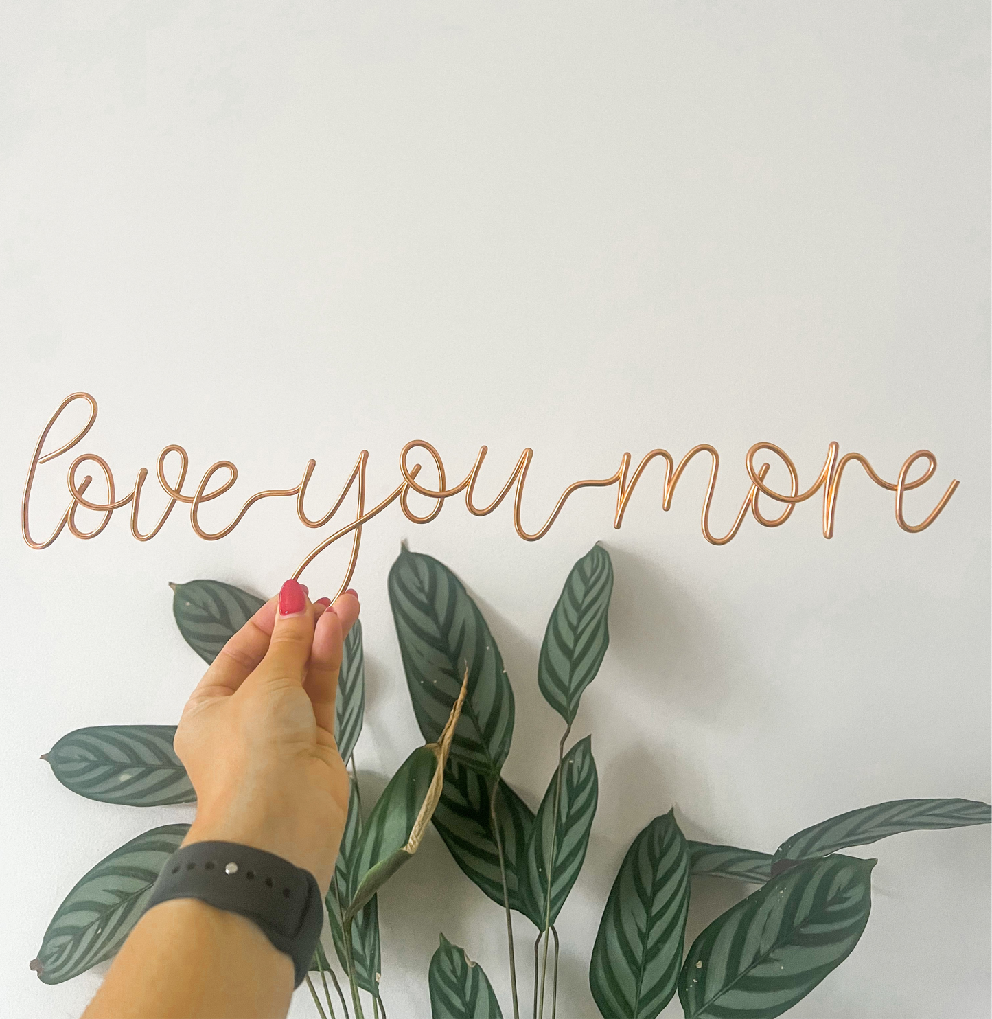 Love you more Sign