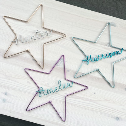 Personalised Wire Star