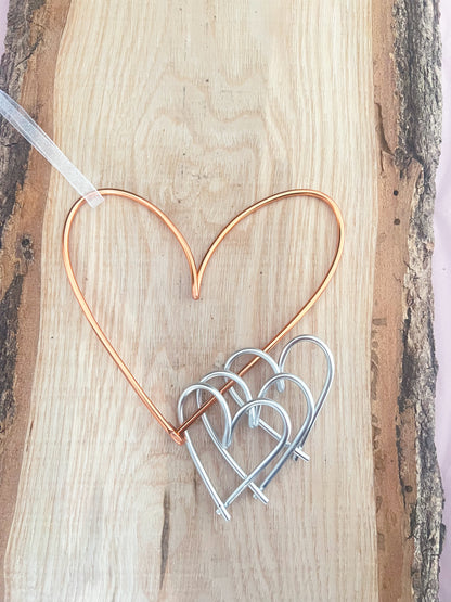 Wire Linked Hearts
