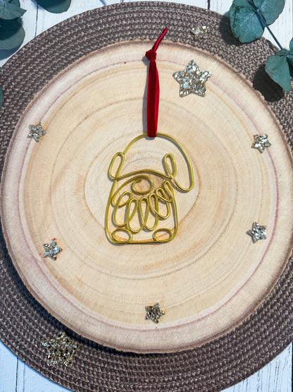 Wire Christmas Gonk