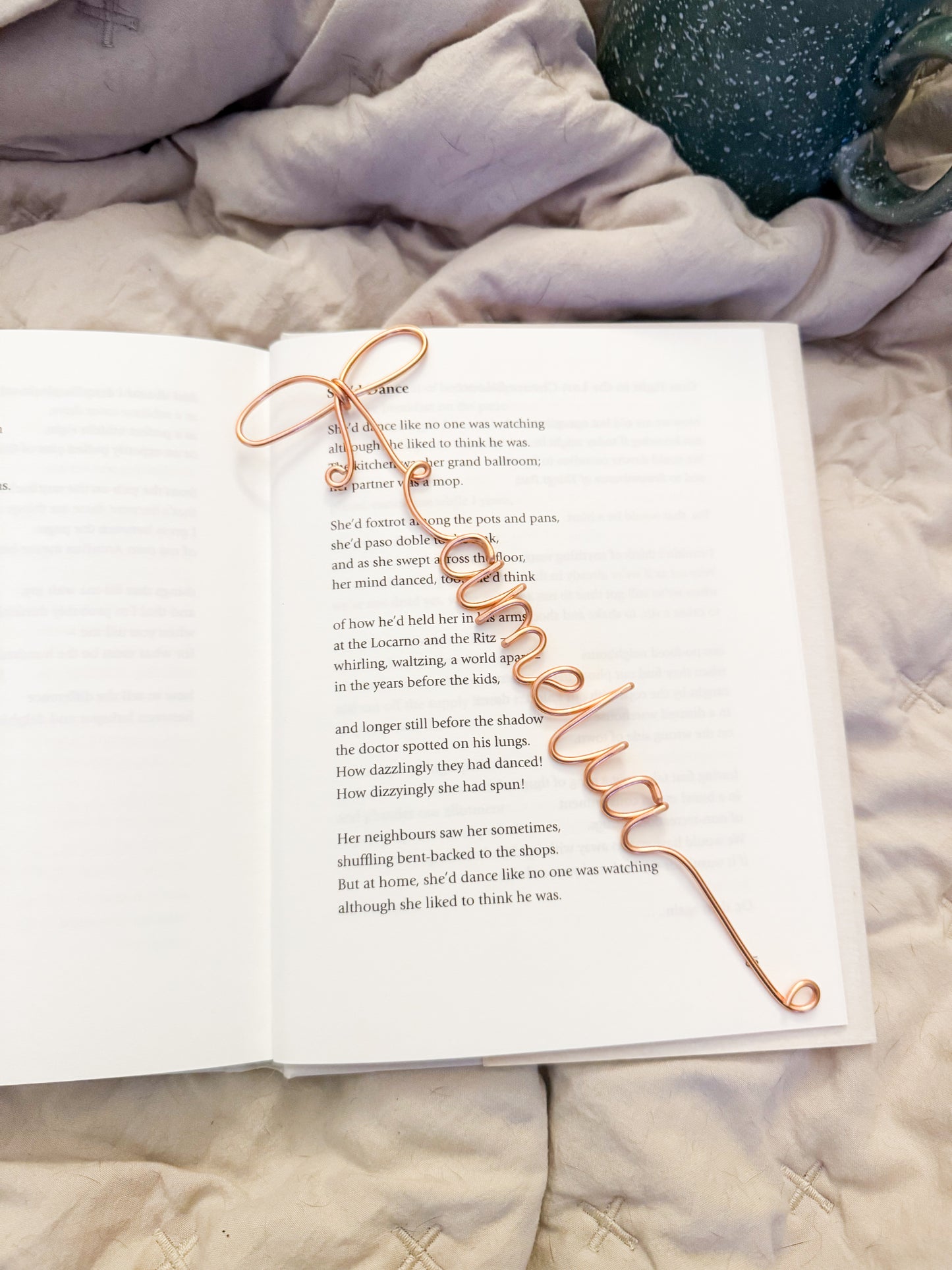 Personalised Wire Bookmark