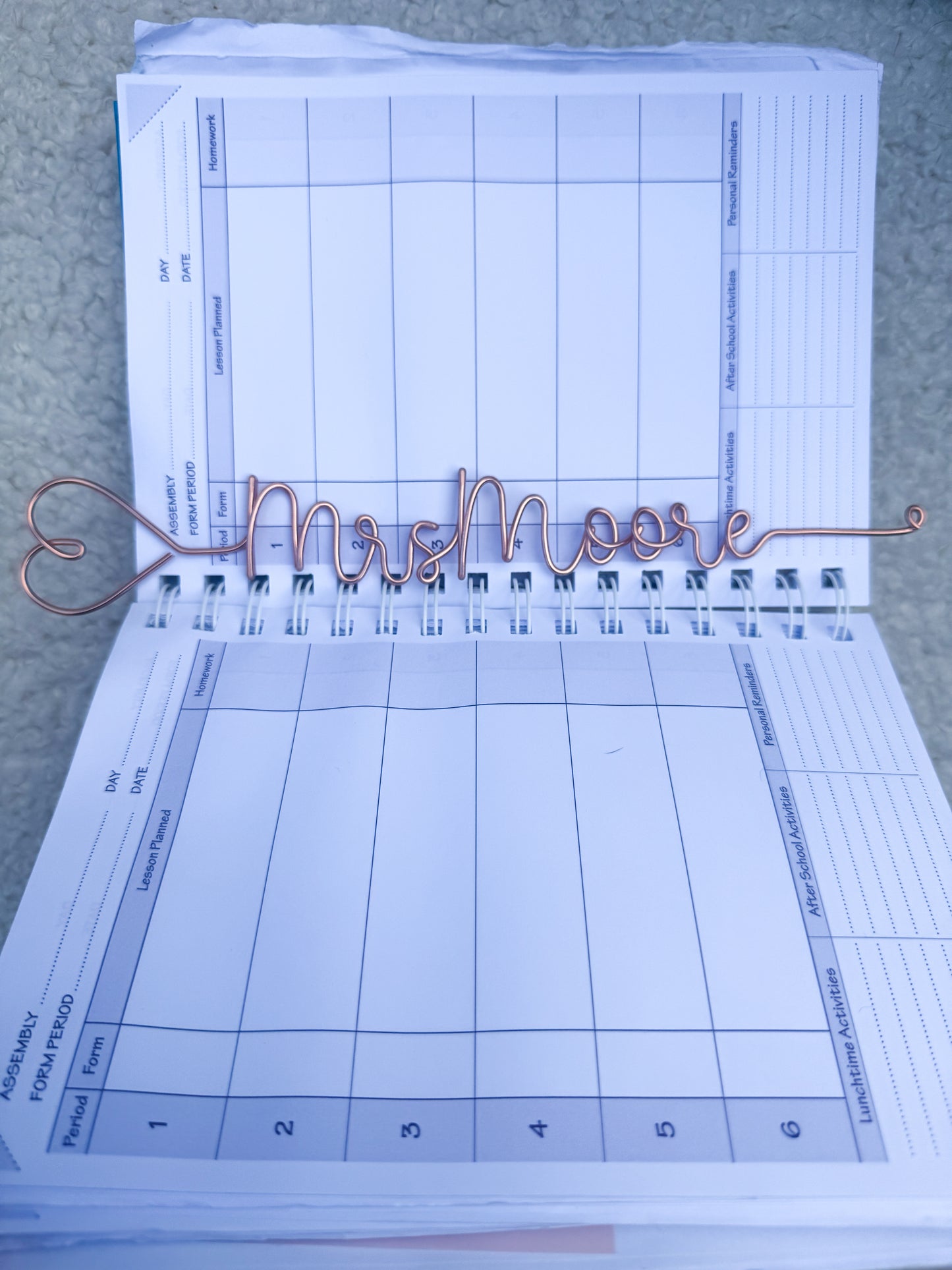 Personalised Teacher Bookmark