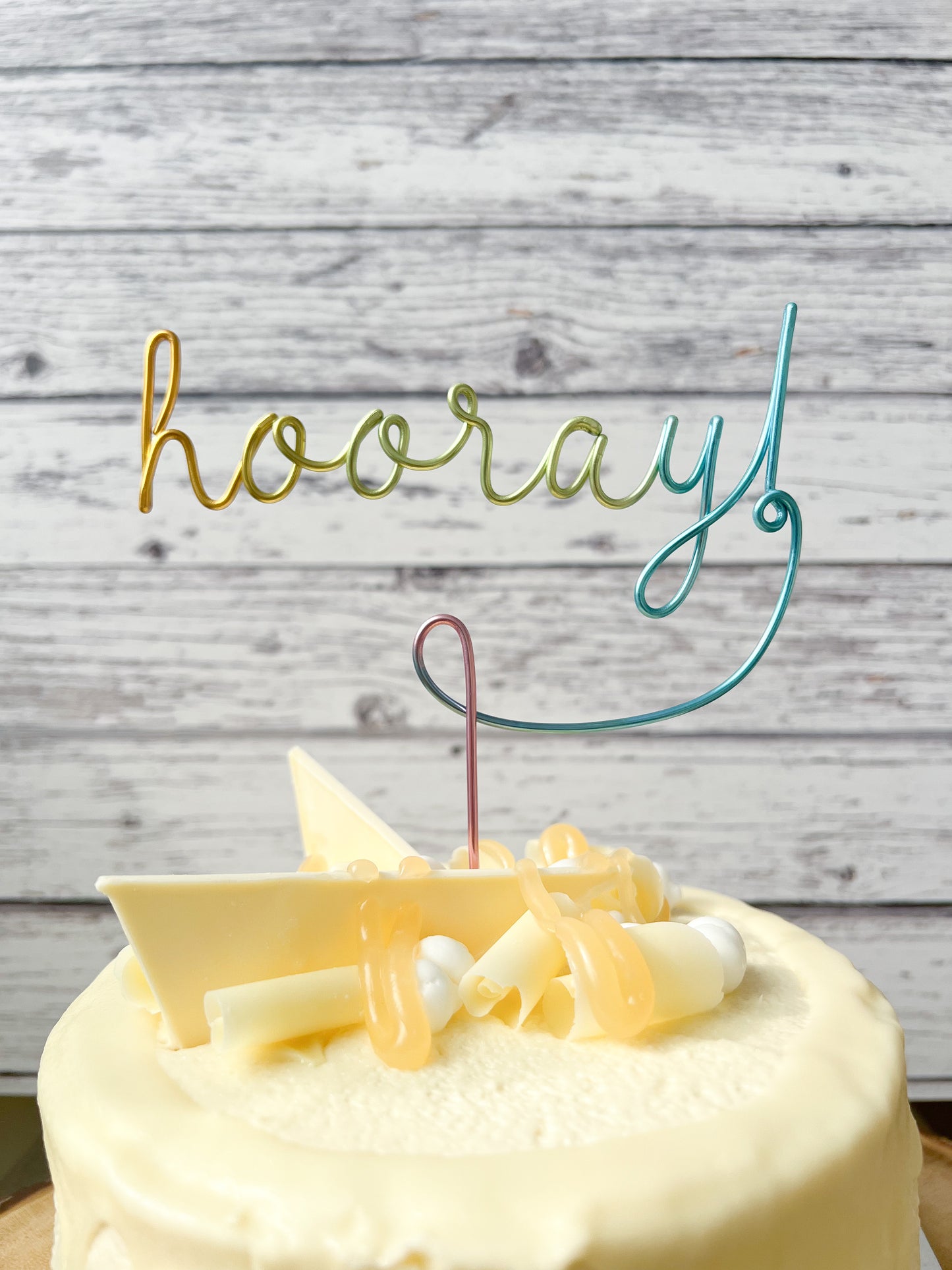 Hooray! Cake Topper