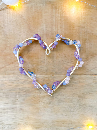 Wire Twisted Bead Heart
