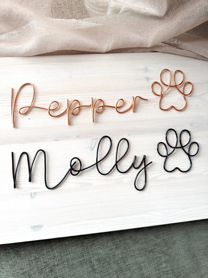 Pet Name Sign