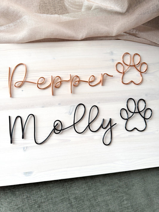 Pet Name Sign