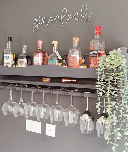 Wire Gin o Clock sign