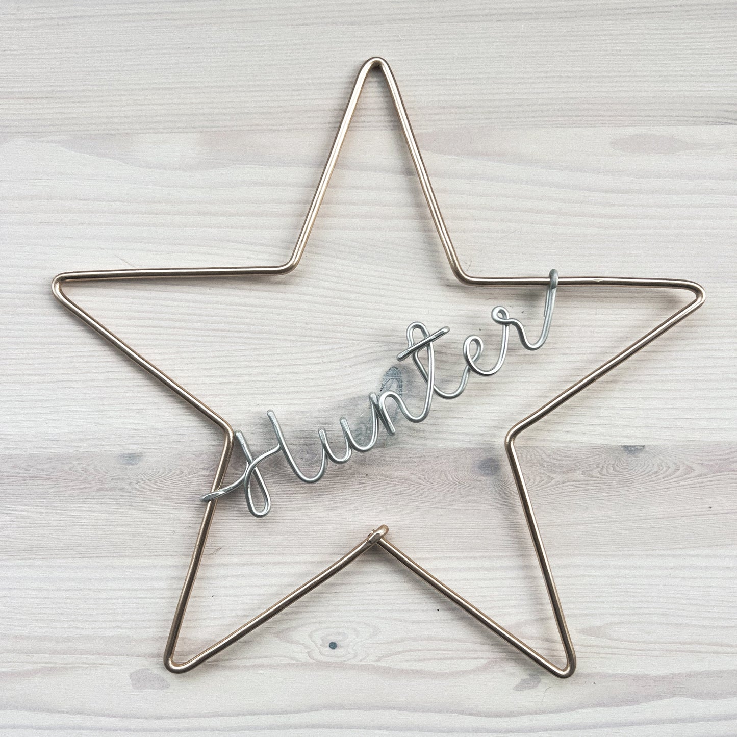 Personalised Wire Star