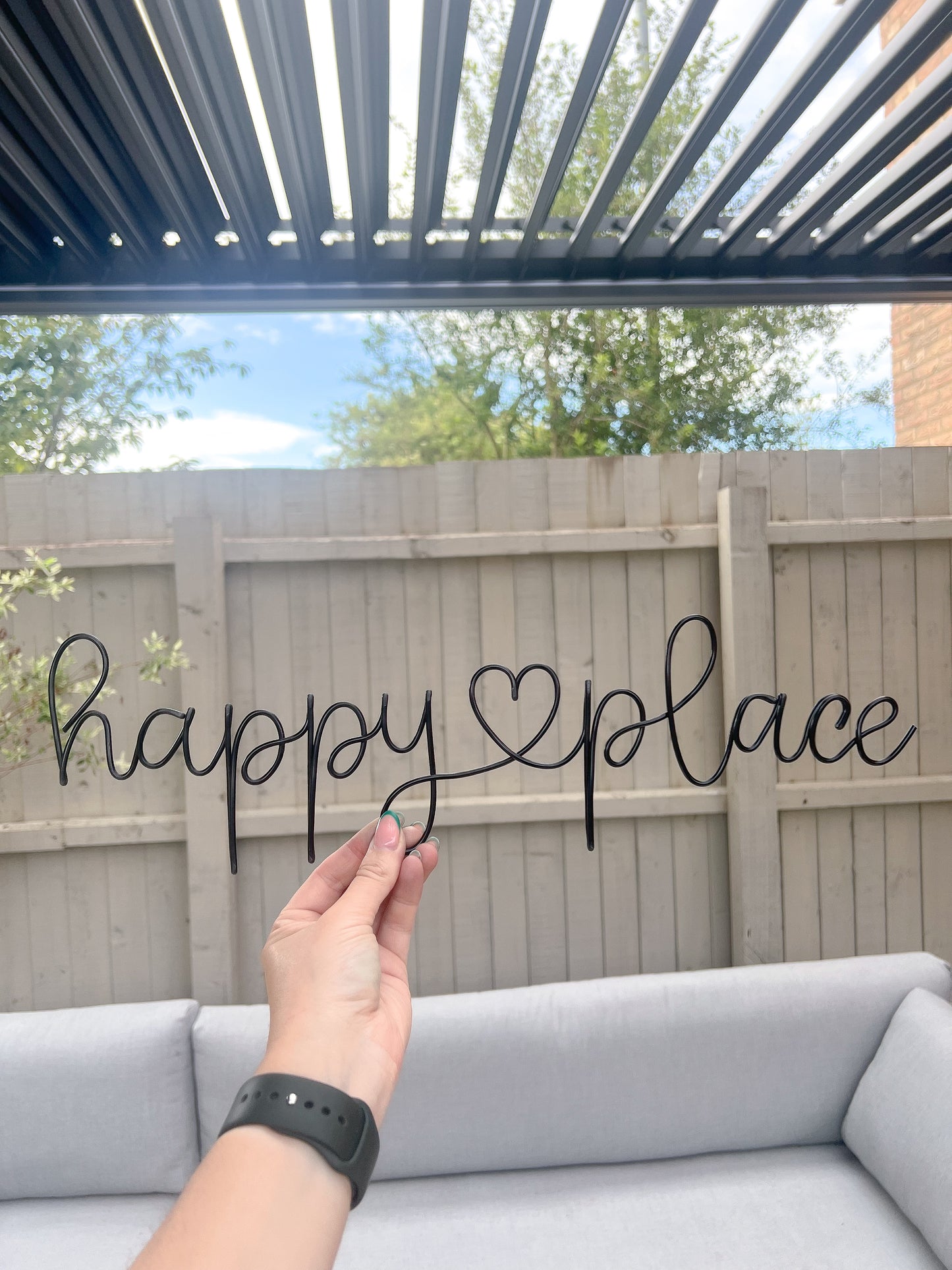 Happy place Sign