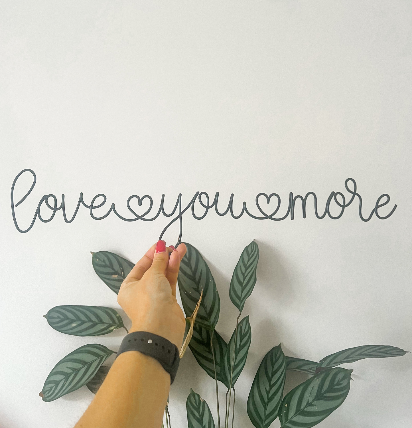 Love you more Sign