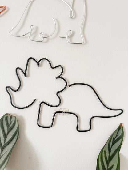 Wire Dinosaur Wall Art