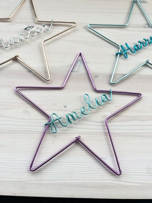 Personalised Wire Star