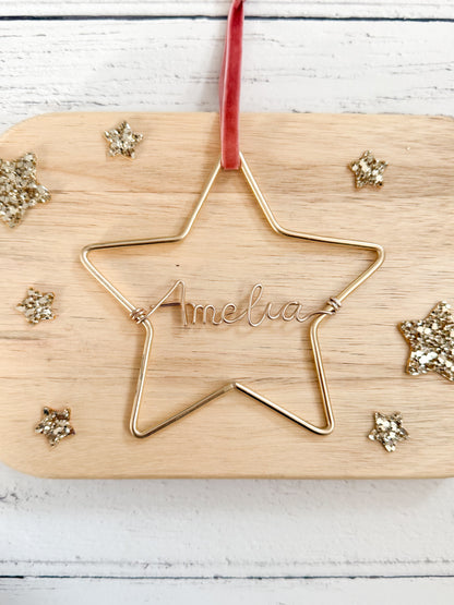 Personalised Name Star Bauble
