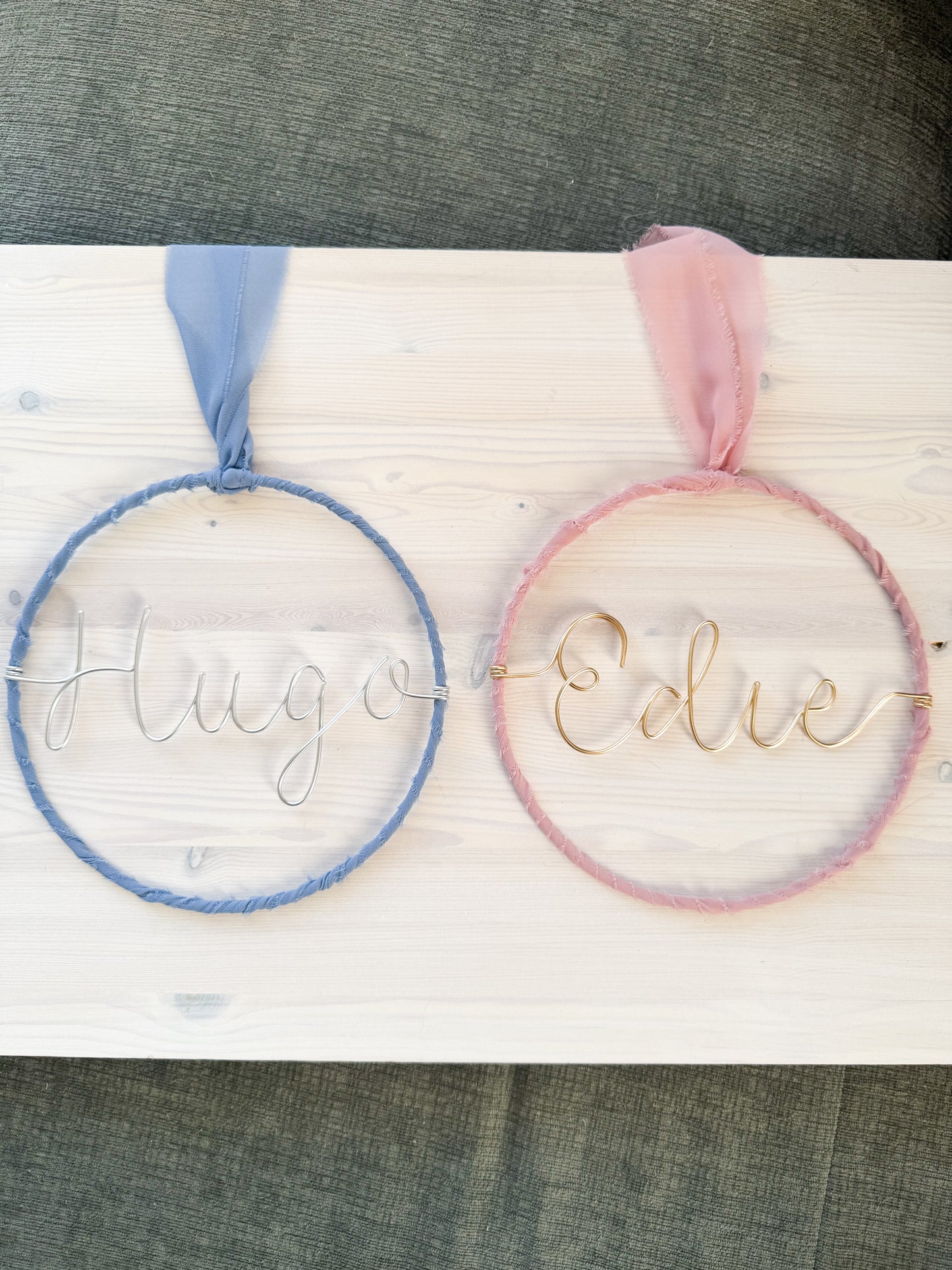 Personalised Ribbon Name Sign