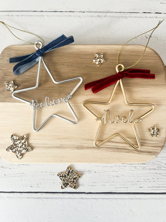 Wire Star Bauble