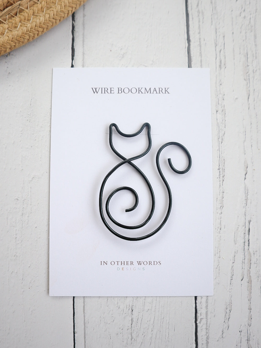 Wire Cat Bookmark