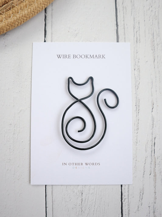 Wire Cat Bookmark