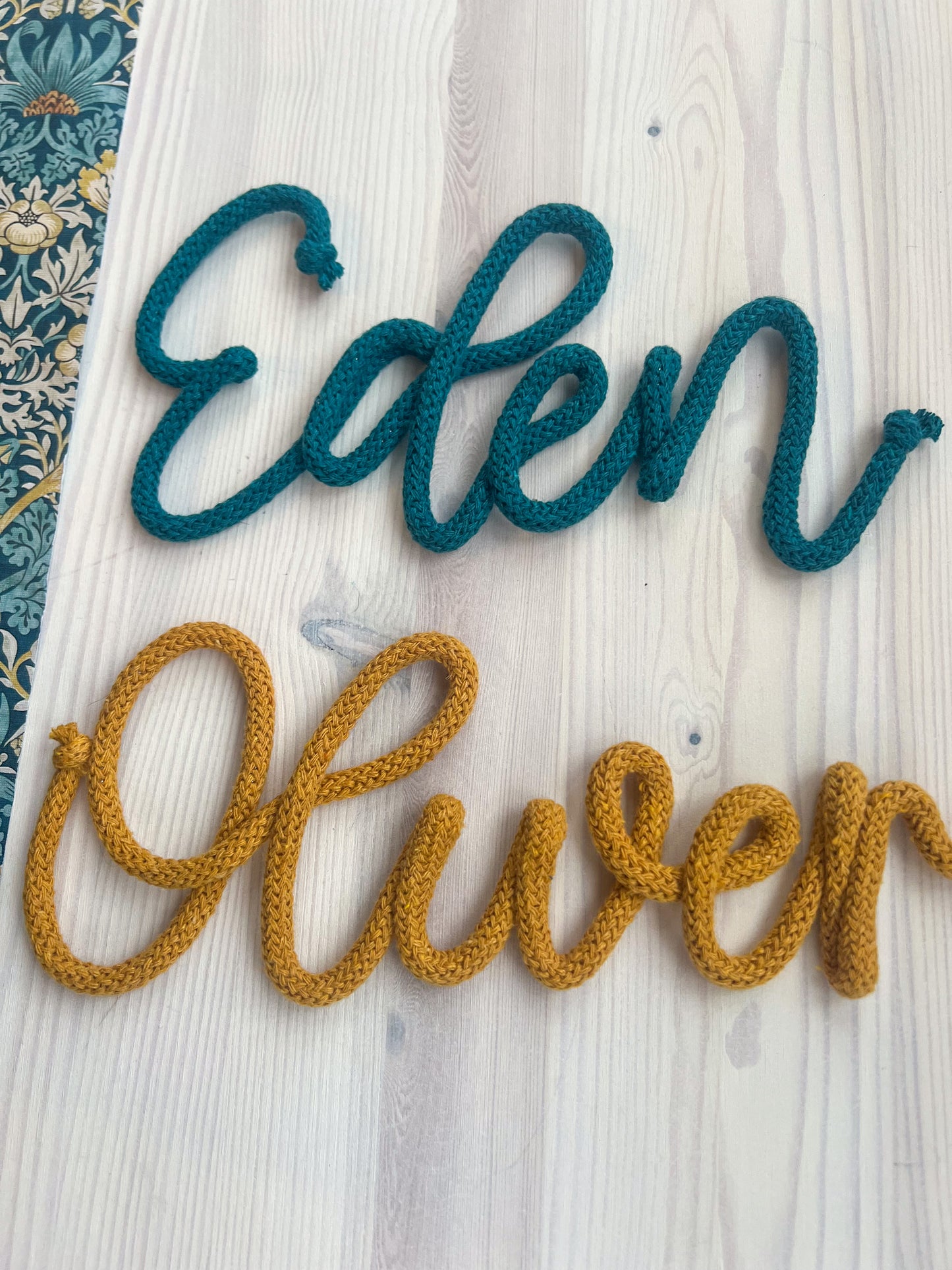Mini Rope Name Sign