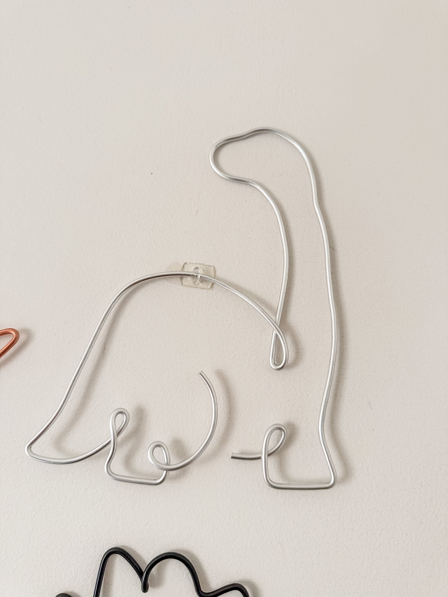 Wire Dinosaur Wall Art