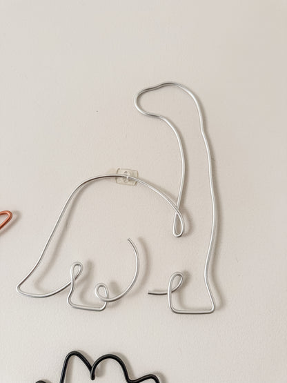 Wire Dinosaur Wall Art