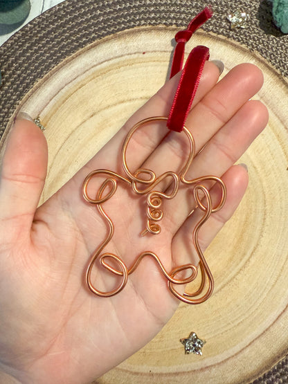 Wire Gingerbread Man