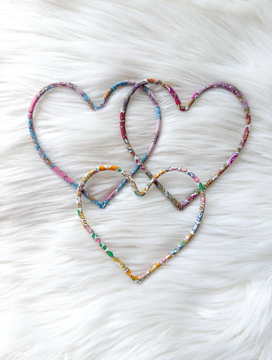 Liberty Print Wire Heart