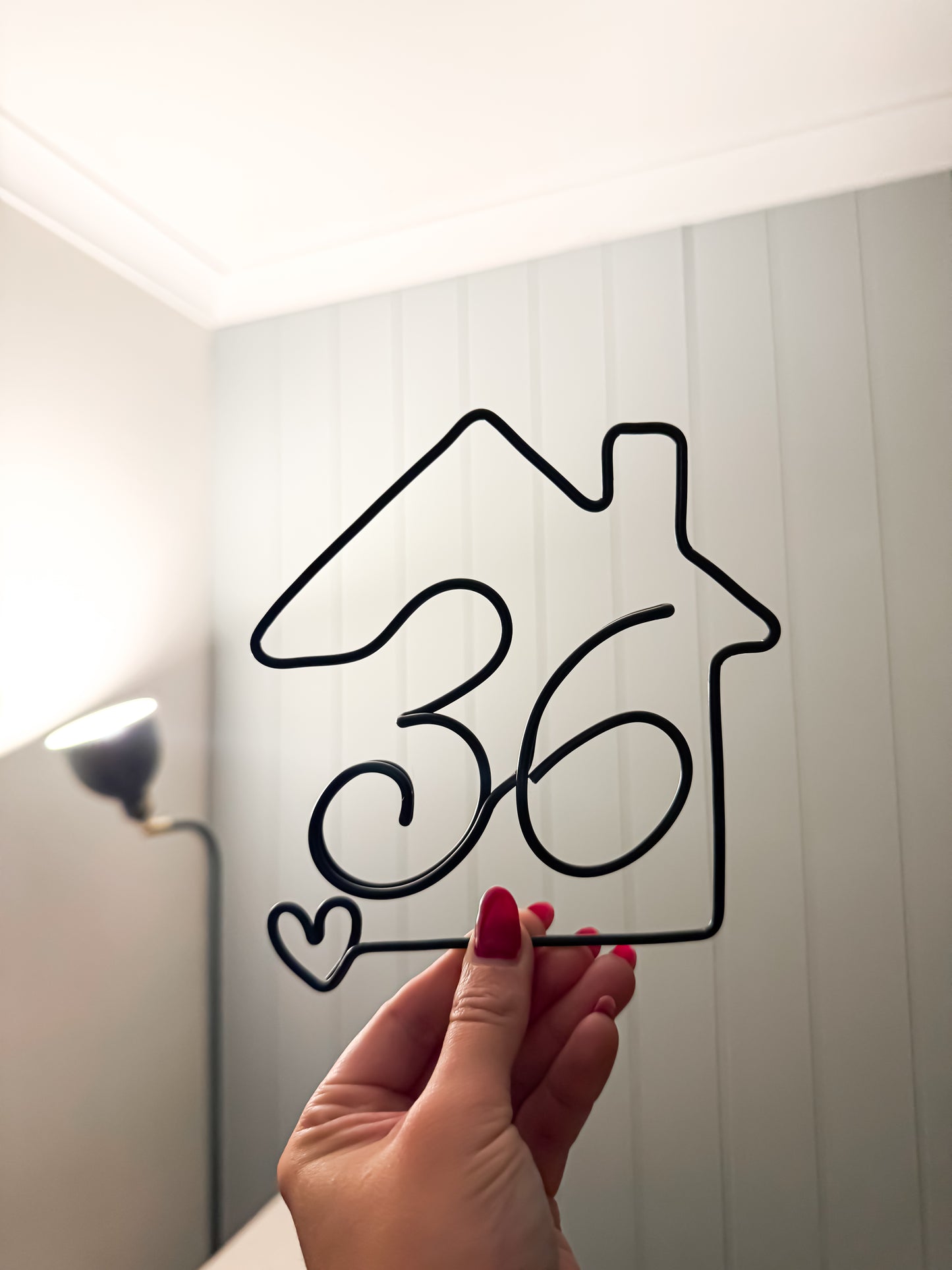 Wire Personalised House Number