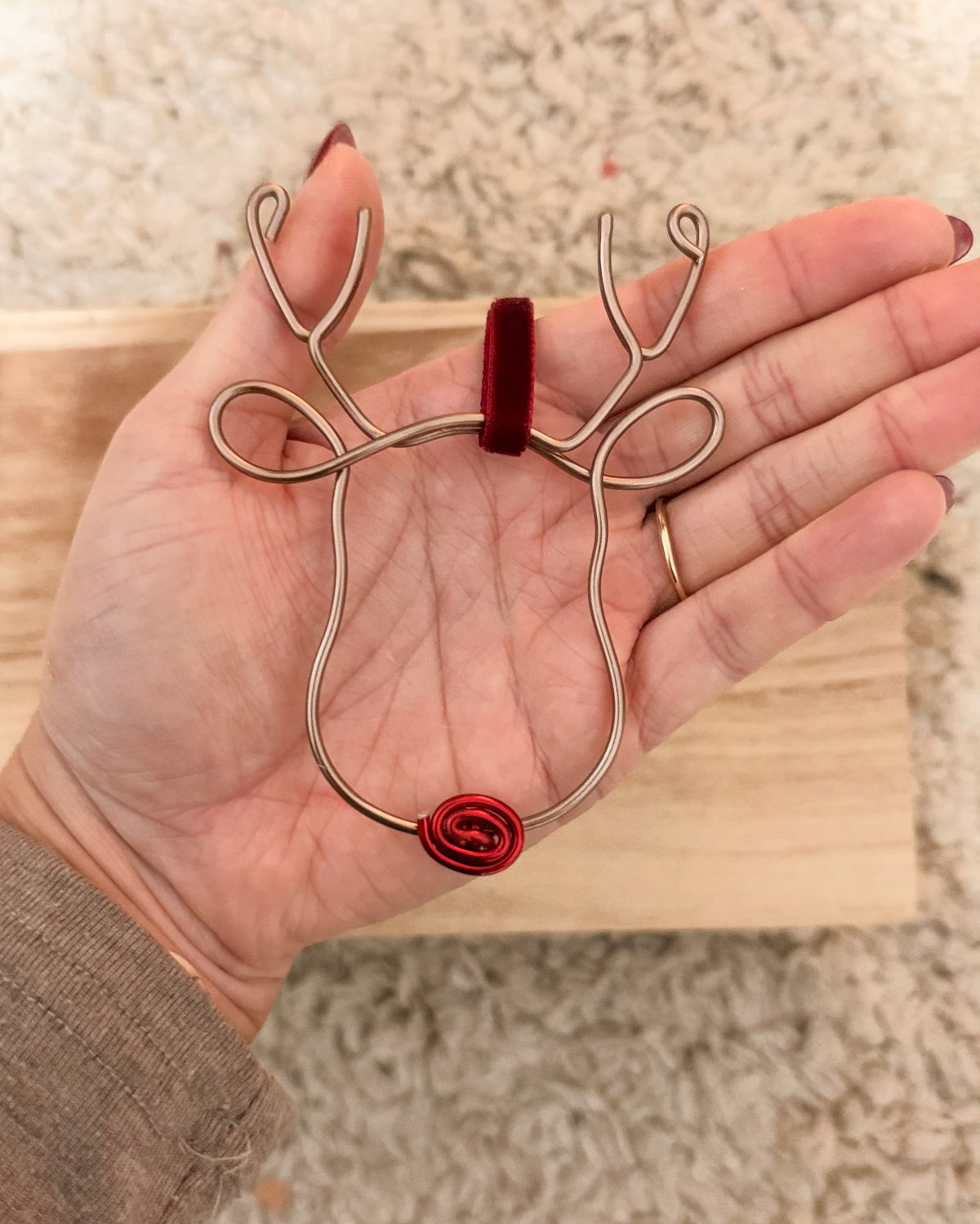 Wire Christmas Reindeer