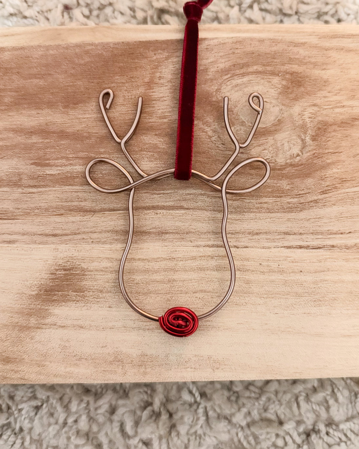 Wire Christmas Reindeer